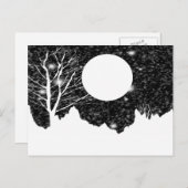 月夜#3 ポストカード (正面/裏面)