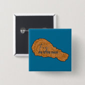 月太鼓のボタンに私を炒める 缶バッジ (正面&裏面)