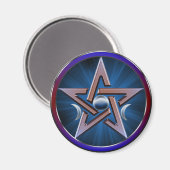 月女神ペンタグラム磁石 マグネット (正面/裏面)