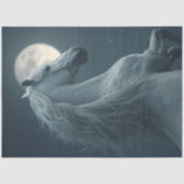 月威厳のあるの白馬前線を切り離す 薄葉紙 (正面)