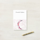 月威厳のある手が星雲の抽象芸術星 ポストイット (デスク上)