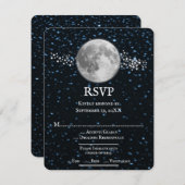 月婚式RSVPカード 出欠カード (正面/裏面)