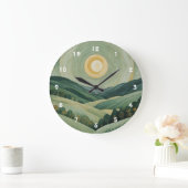 月子板 ラージ壁時計 (ホーム)