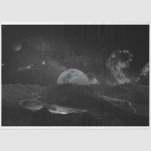 月宇宙ティッシュペーパー 薄葉紙 (正面)