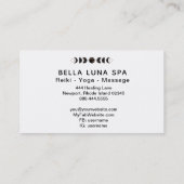 *~*月宇宙月相宇宙シャーマン 名刺 (裏面)