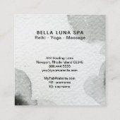 *～*月宇宙 ハウリングウルフレインボーシャーマン  スクエア名刺 (裏面)