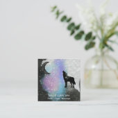 *～*月宇宙 ハウリングウルフレインボーシャーマン  スクエア名刺 (スタンド正面)