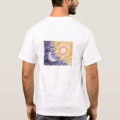 月対太陽 Tシャツ (裏面)