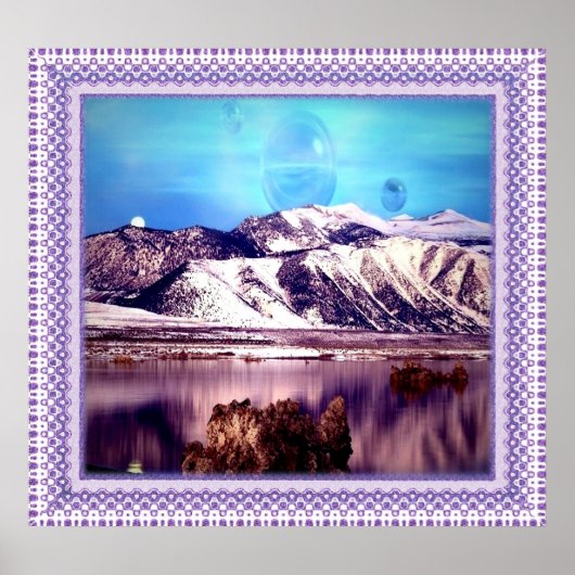 月山の後ろの月 ポスター (正面)