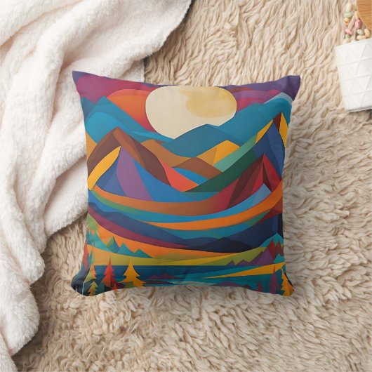 月山樹 クッション (ブランケット)