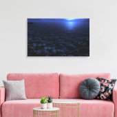 月崇拝 キャンバスプリント (インサイチュ (リビング))