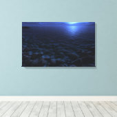 月崇拝 キャンバスプリント (インサイチュ (ウッドフロア))