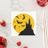 月幽霊のよく出るとこうもりのある城 スタンダードカクテルナプキン (インサイチュ)