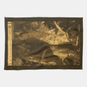 月幽霊のよく出る光の守護者 キッチンタオル (横)