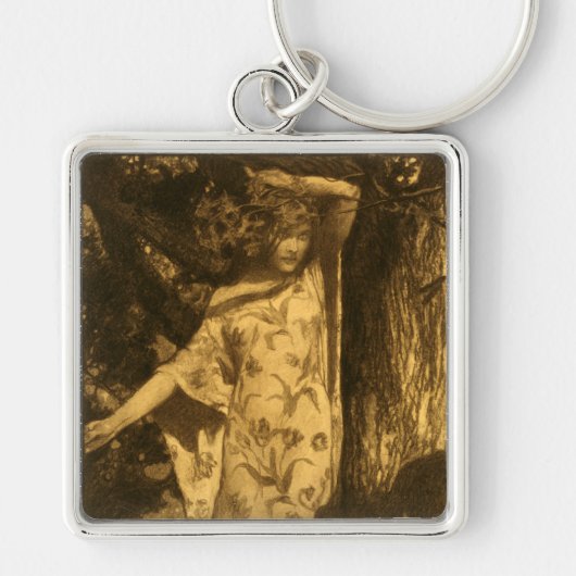 月幽霊のよく出る光の守護者 キーホルダー (正面)