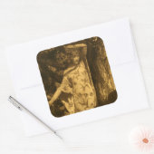 月幽霊のよく出る光の守護者 スクエアシール (封筒)