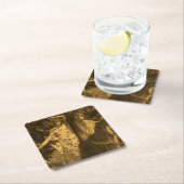 月幽霊のよく出る光の守護者 スクエアペーパーコースター (インサイチュ)