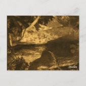 月幽霊のよく出る光の守護者 ポストカード (裏面)