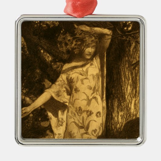 月幽霊のよく出る光の守護者 メタルオーナメント (正面)