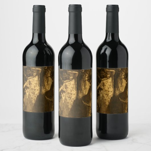 月幽霊のよく出る光の守護者 ワインラベル (ボトル)