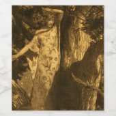 月幽霊のよく出る光の守護者 ワインラベル (シングルラベル)