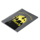 月幽霊のよく出る光の飛んでいる家と魔女 ノートブック (左側)