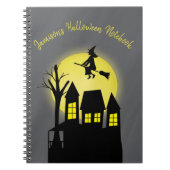 月幽霊のよく出る光の飛んでいる家と魔女 ノートブック (正面)