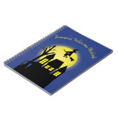 月幽霊のよく出る光の飛んでいる家と魔女 ノートブック (左側)