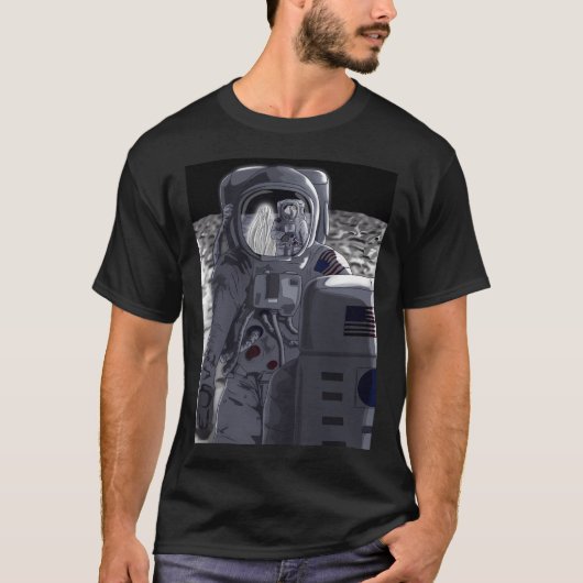 月幽霊のよく出る数 Tシャツ (正面)