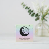 *~*月形星月魔法Bohoレインボー スクエア名刺 (スタンド正面)