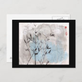 月影竹葉書 ポストカード (正面/裏面)