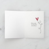 月恋しく思光の中で猫 カード (内部)