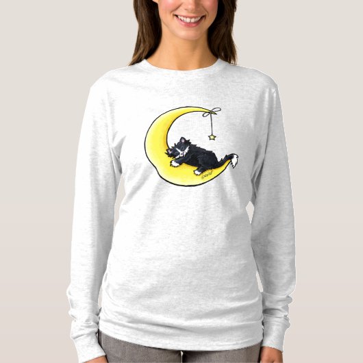 月恋タキシード猫Tシャツ Tシャツ (正面)