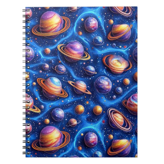 月惑星銀河 ノートブック (正面)