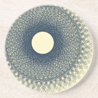 月放射黒光抽象芸術 コースター