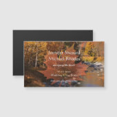 月日を除くクリークサイドの木のカエデの葉の秋 (正面/裏面)