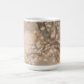 月日本の下の梅の花ぞうしさん コーヒーマグカップ (中央)