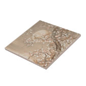 月日本の下の梅の花ぞうしさん タイル (側面)