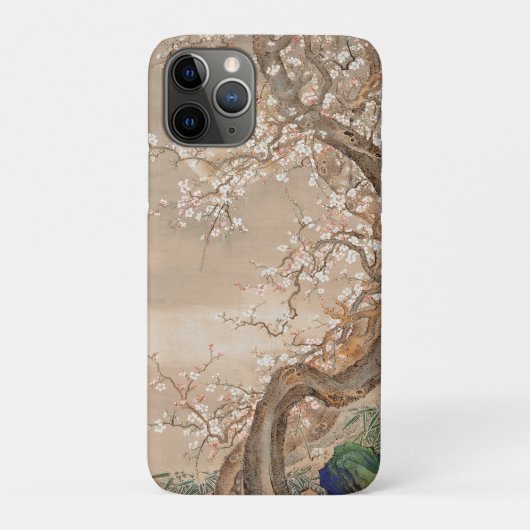 月日本の下の梅の花ぞうしさん Case-Mate iPhoneケース (裏)
