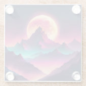 月昇り ガラスコースター (裏面)