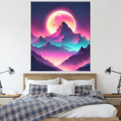 月昇り キャンバスプリント (インサイチュ (寝室))