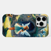 「月明かりが妖精の森を魅惑する iPhoneケース (裏面横)