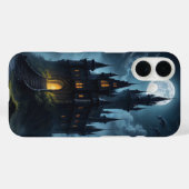 月明かりに浮かぶゴシックドラキュラ城 Case-Mate iPhoneケース (裏面 (横))