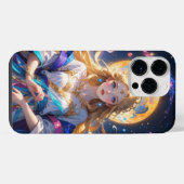 月明かりに輝く天空 iPhoneケース (裏面横)
