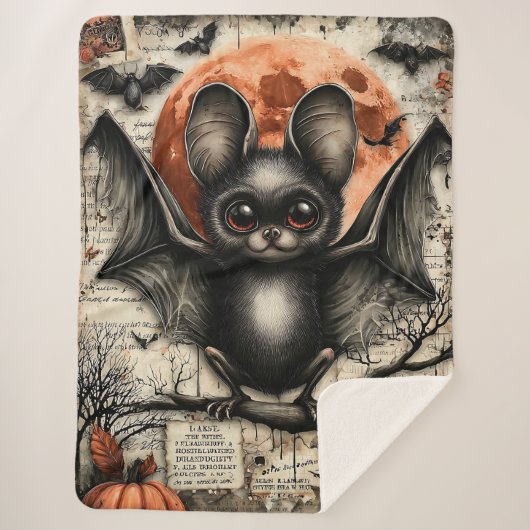 月明かりのエコー:ビロード翼センティネル シェルパブランケット (正面)