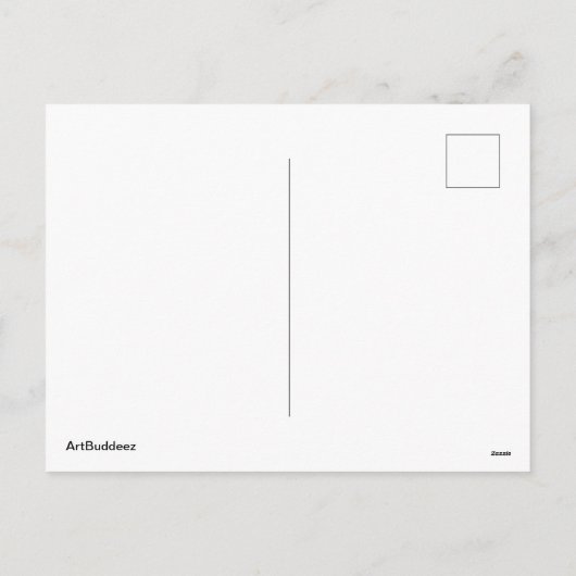 月明かりのクリスマスツリー シーズンポストカード (裏面)