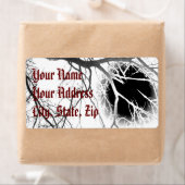 月明かりのシルエット ラベル (インサイチュ)