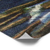 月明かりのシーンのキャッツキル川 ポスター (角)