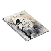 月明かりのセンチネル：カラスのパーチ ノートブック (右側)