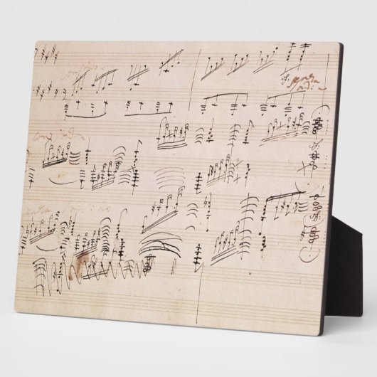 月明かりのソナタのスコアシート フォトプラーク (側面)